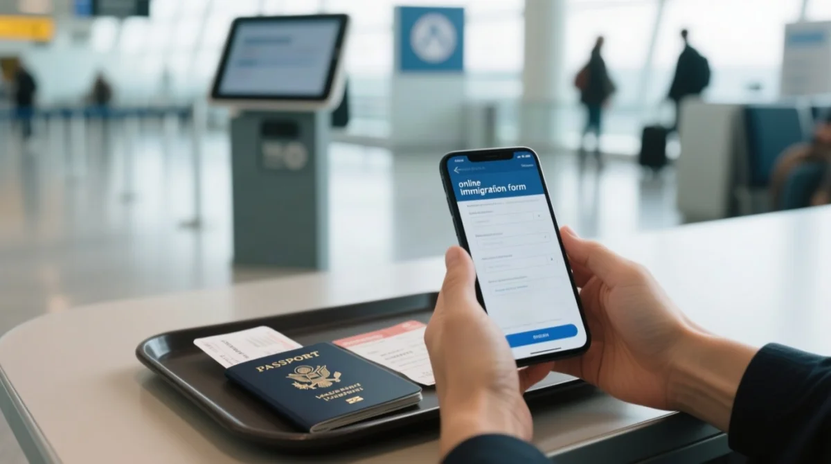 Can I Complete the SG Arrival Card at Changi Airport?