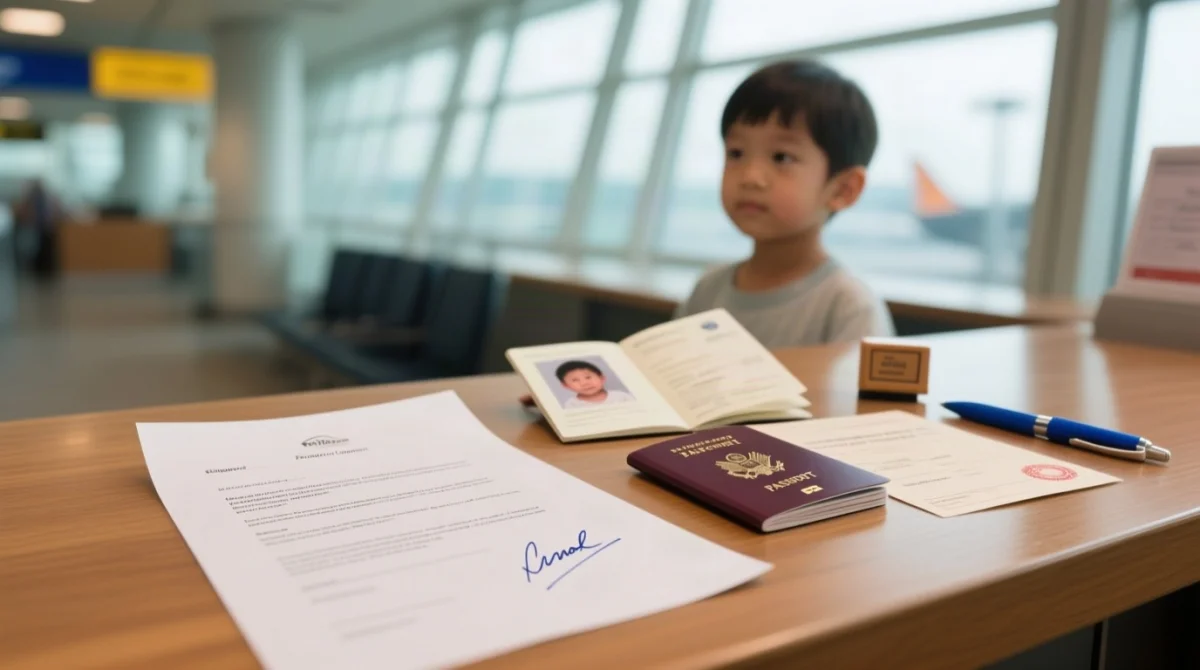 Consent & Documentation for Children Entering Singapore